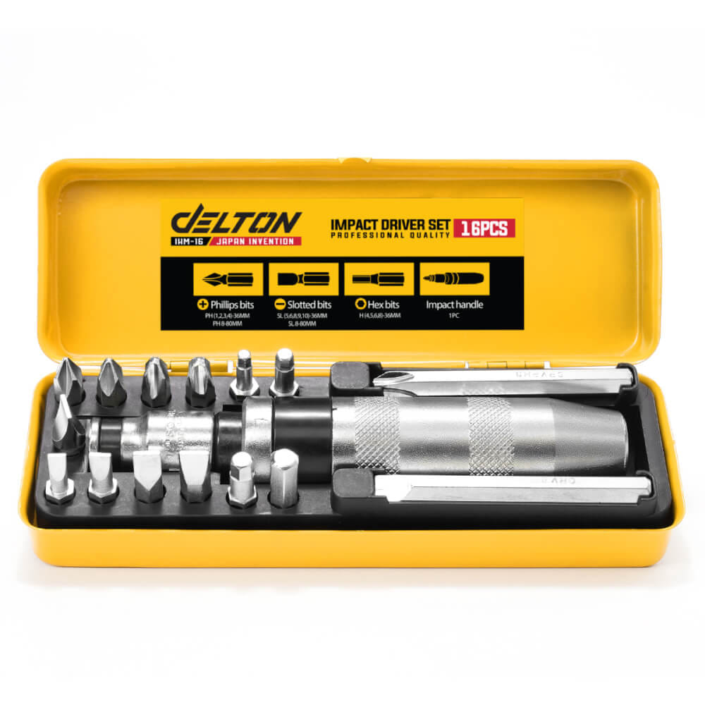 ชุดไขควงตอก DELTON รุ่น IHM-16 16 ชิ้น_1